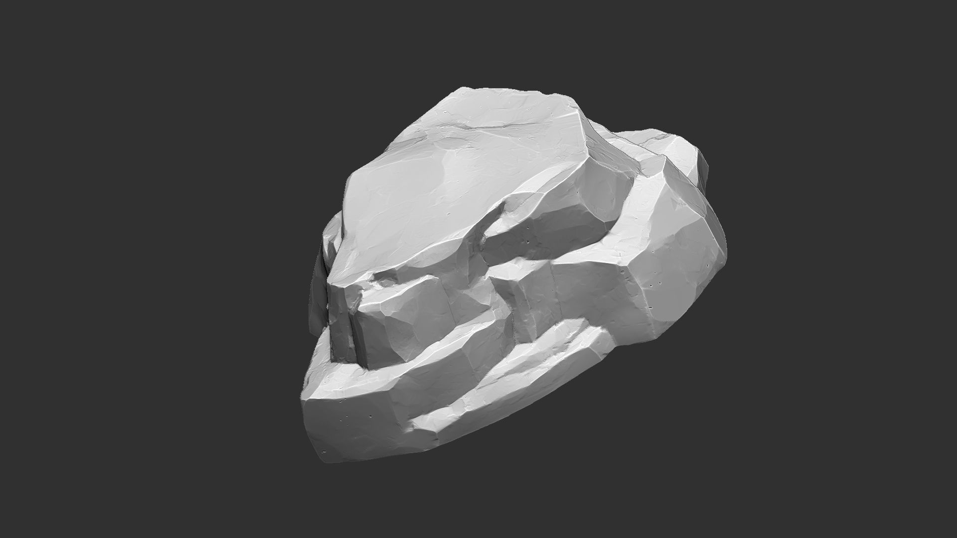3D Mountain rock Zbrush sculpt 3D model_21