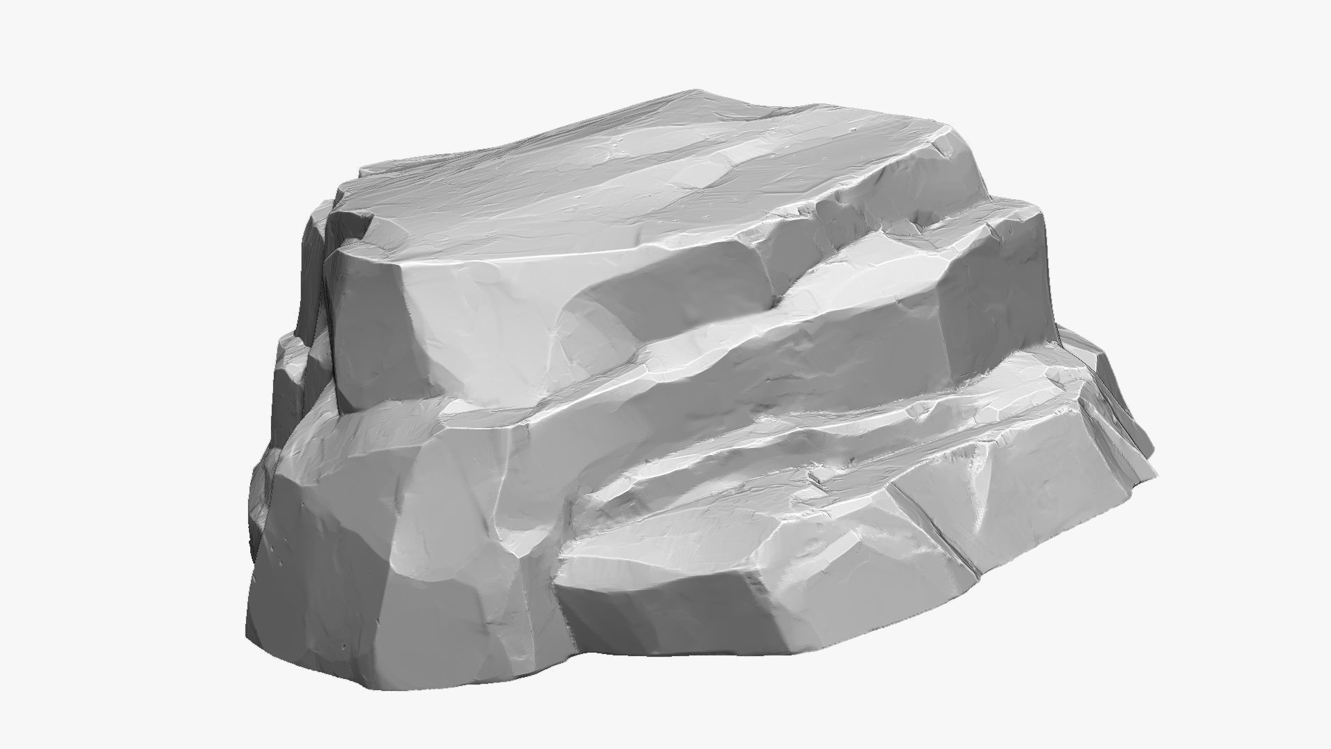 3D Mountain rock Zbrush sculpt 3D model_12