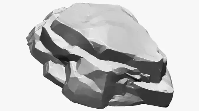 3D Mountain rock Zbrush sculpt