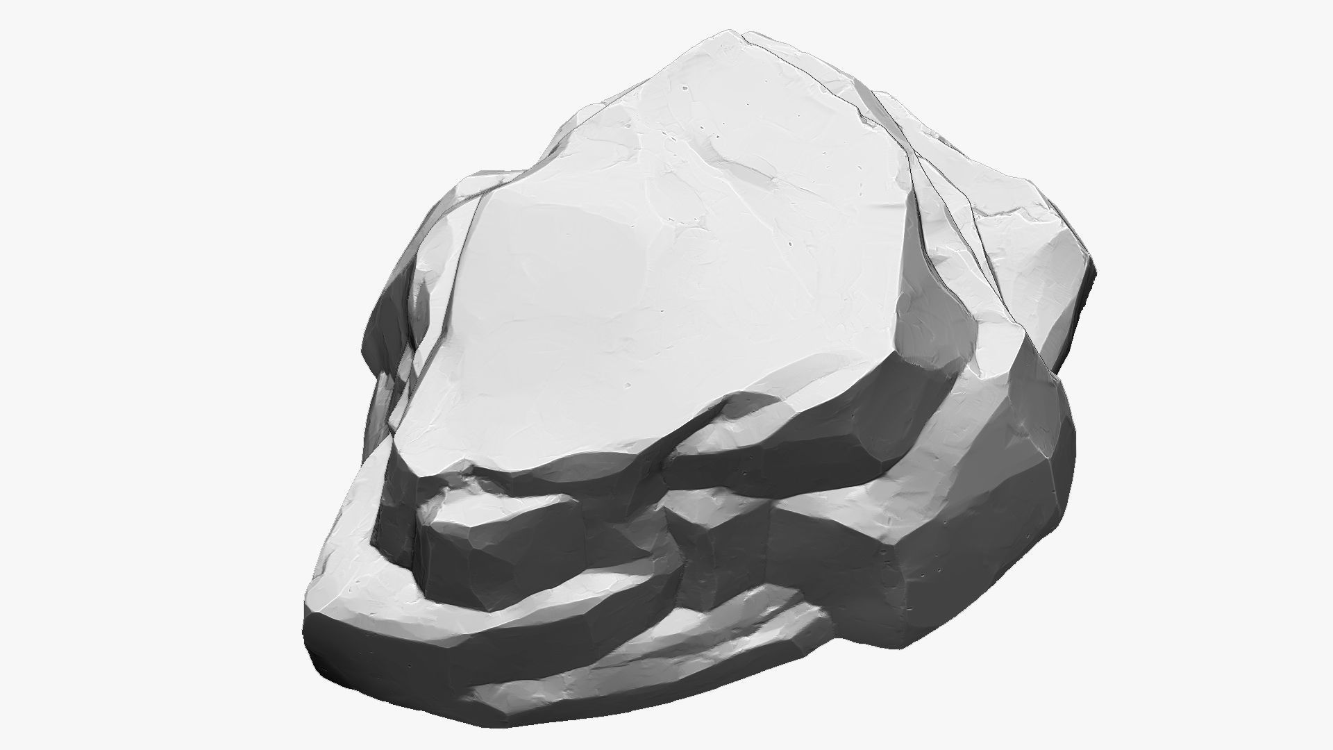 3D Mountain rock Zbrush sculpt 3D model_10