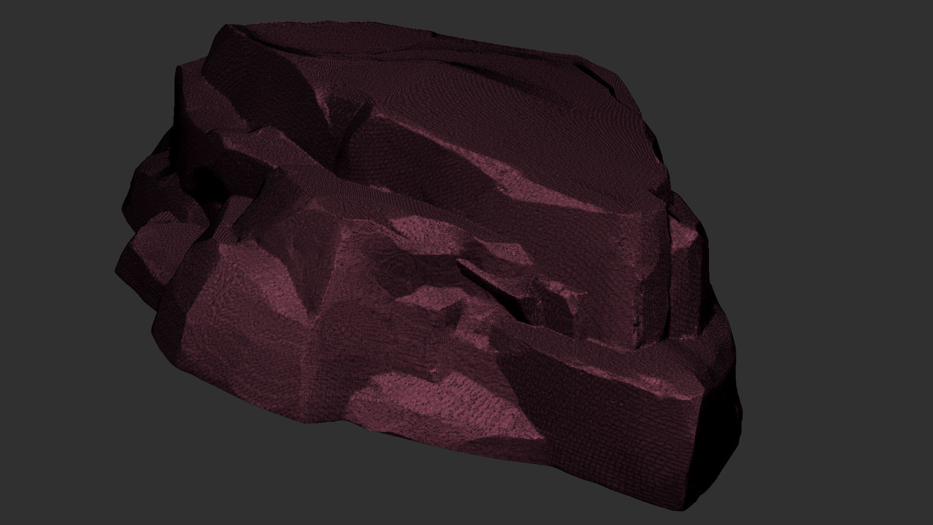 3D Mountain rock Zbrush sculpt 3D model_19