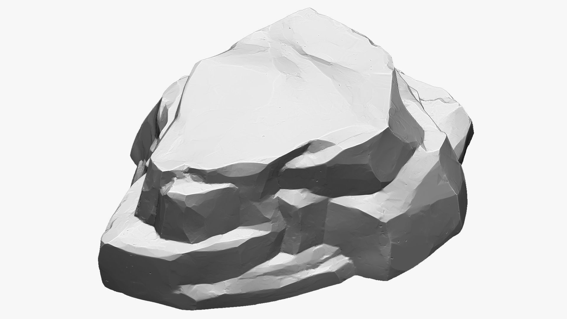 3D Mountain rock Zbrush sculpt 3D model_1