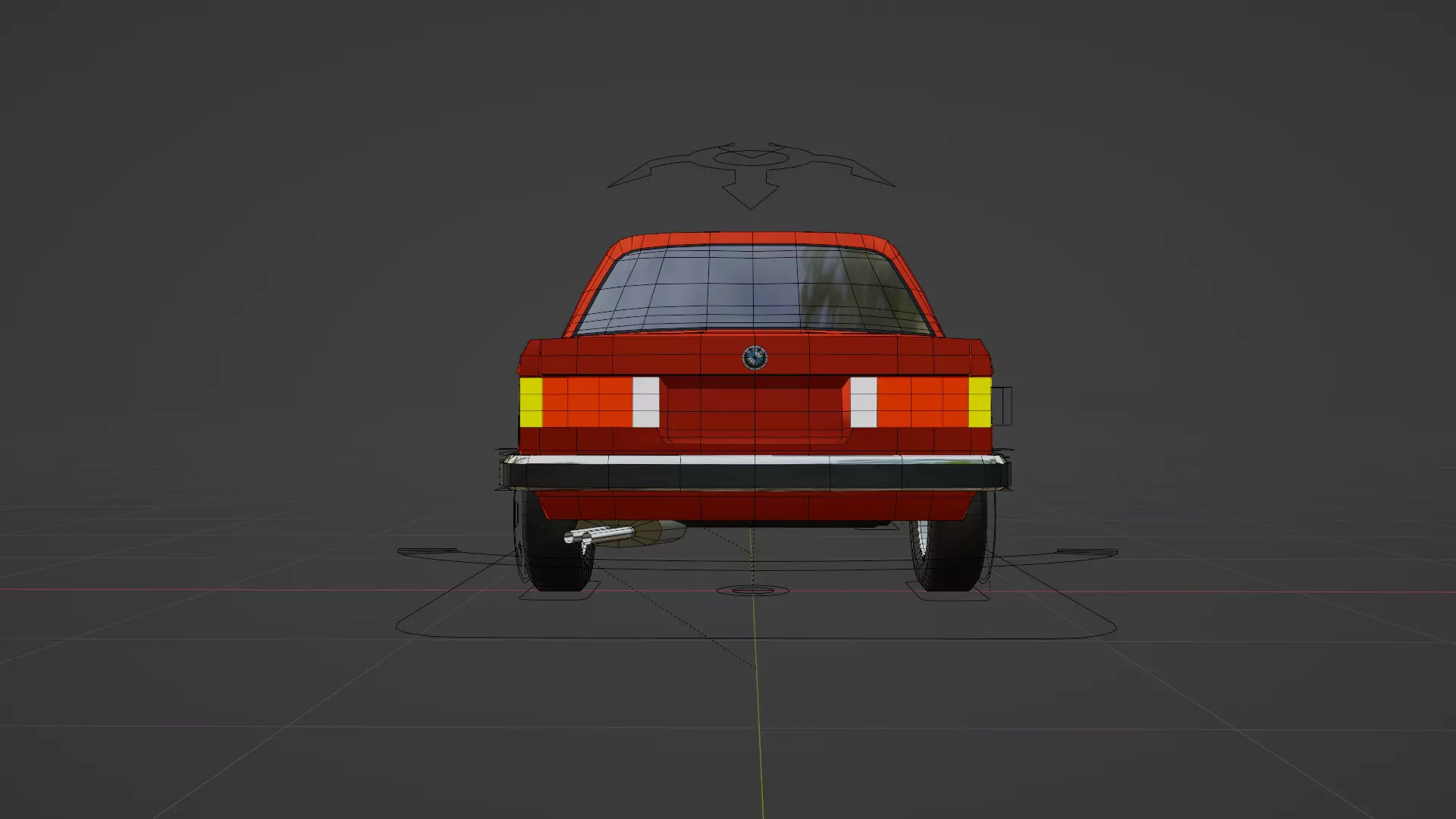 car bwm e 30 3D model_0