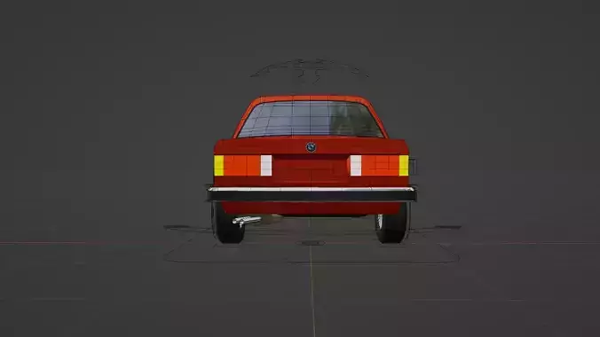 car bwm e 30 3D model
