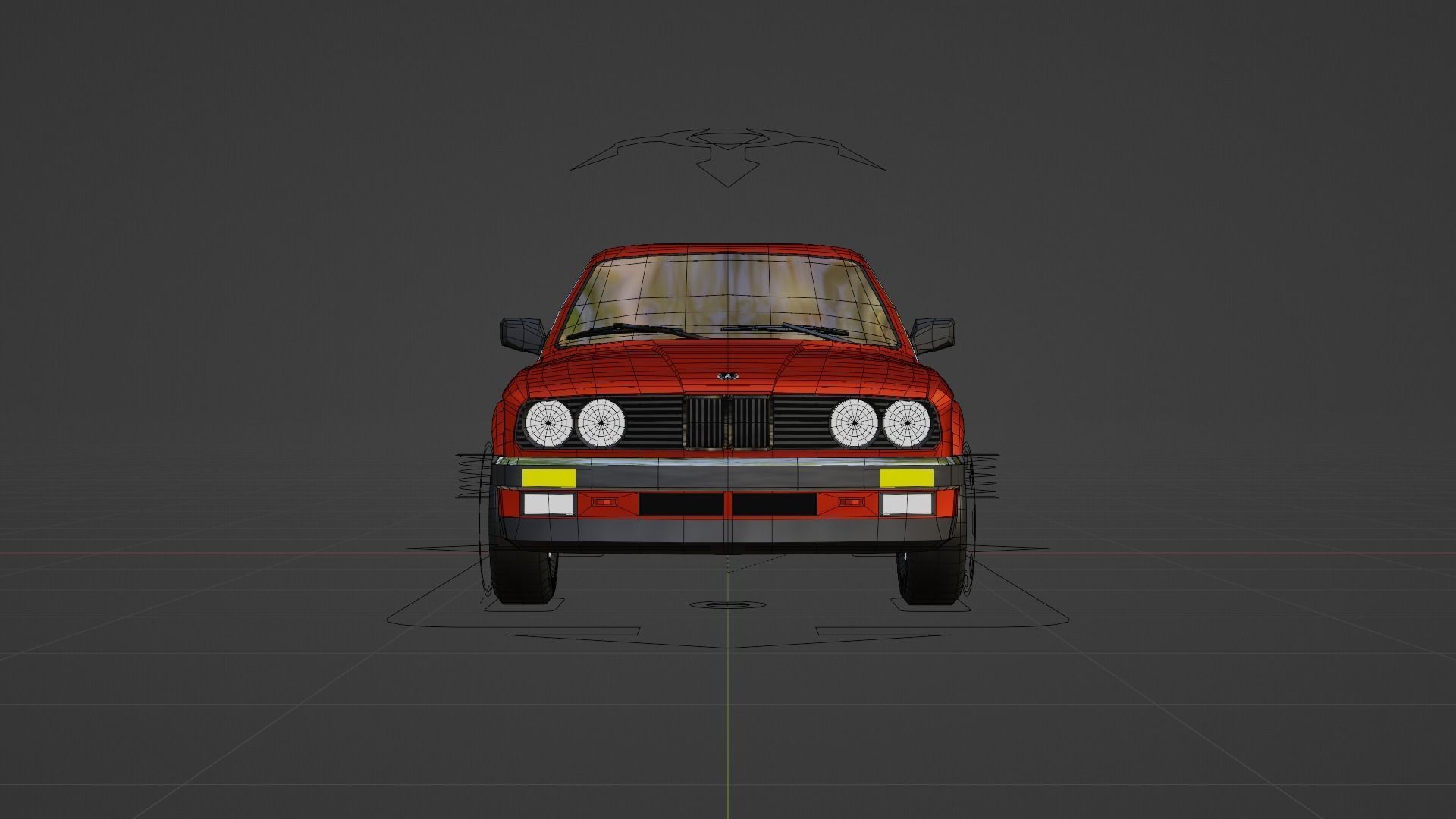 car bwm e 30 3D model_1