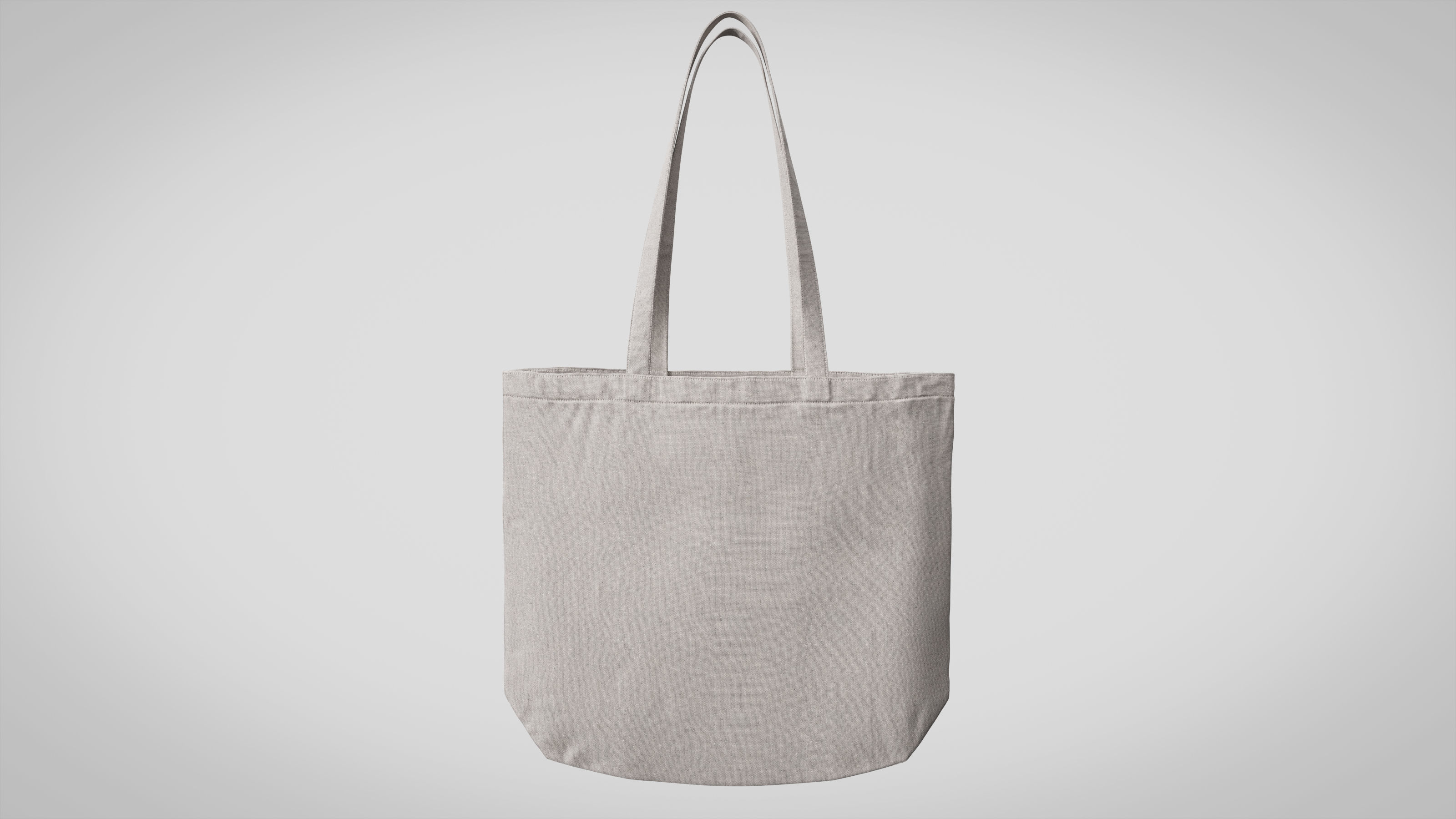 Tote Bag White Canvas - High Quality 3D model_2