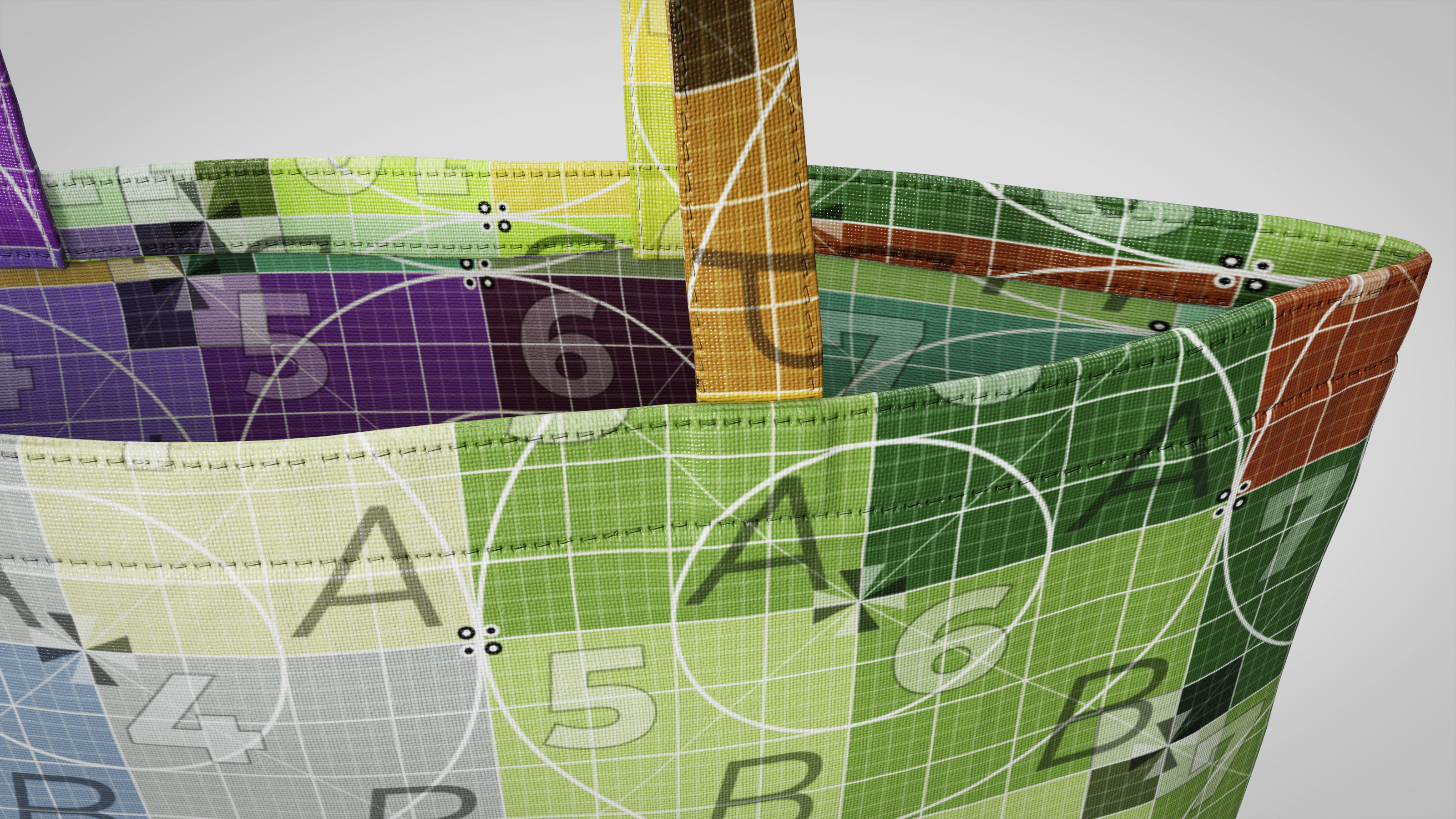 Tote Bag White Canvas - High Quality 3D model_30