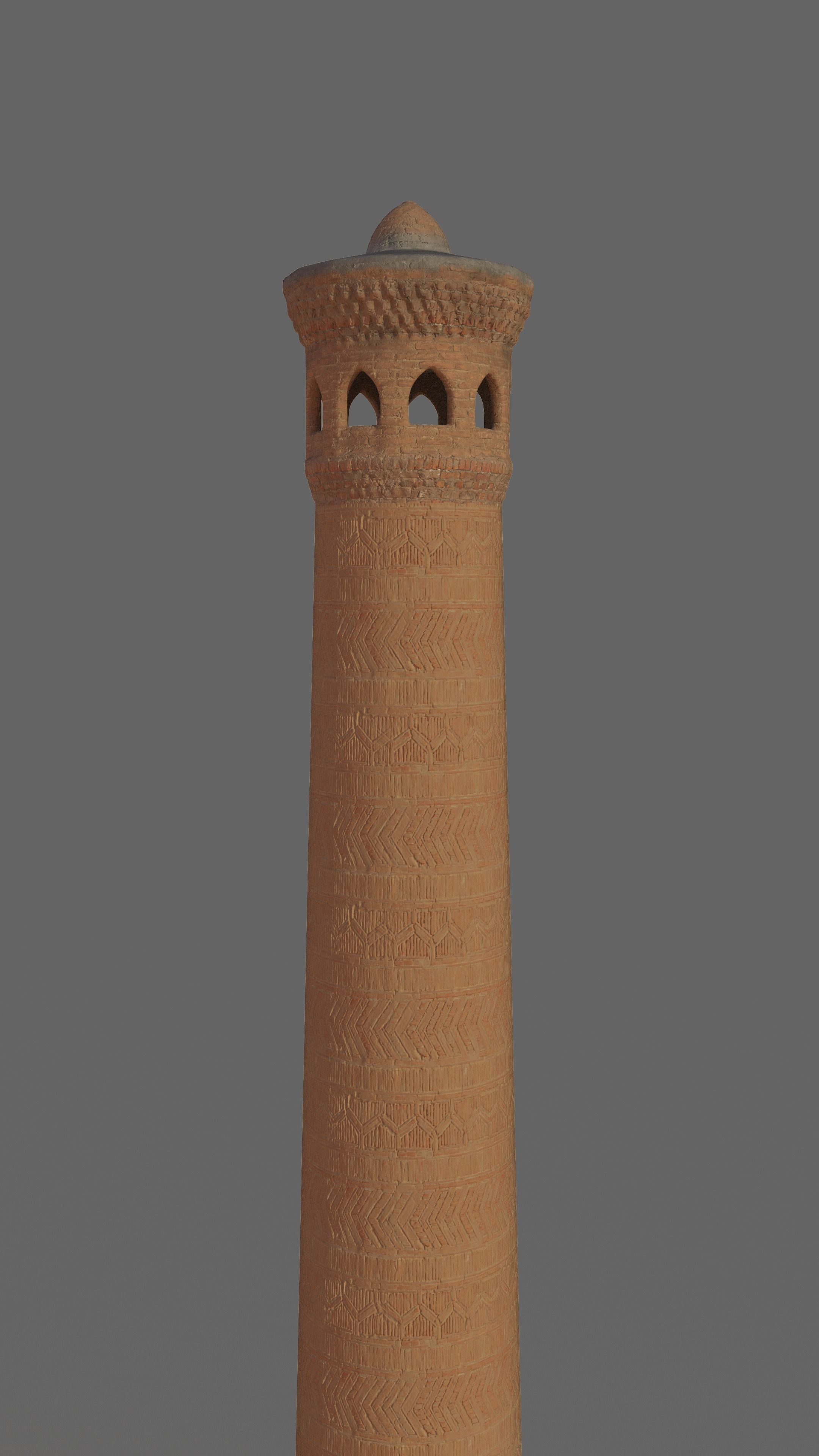 Samarkand Historical Building 4 Low-poly 3D model_3