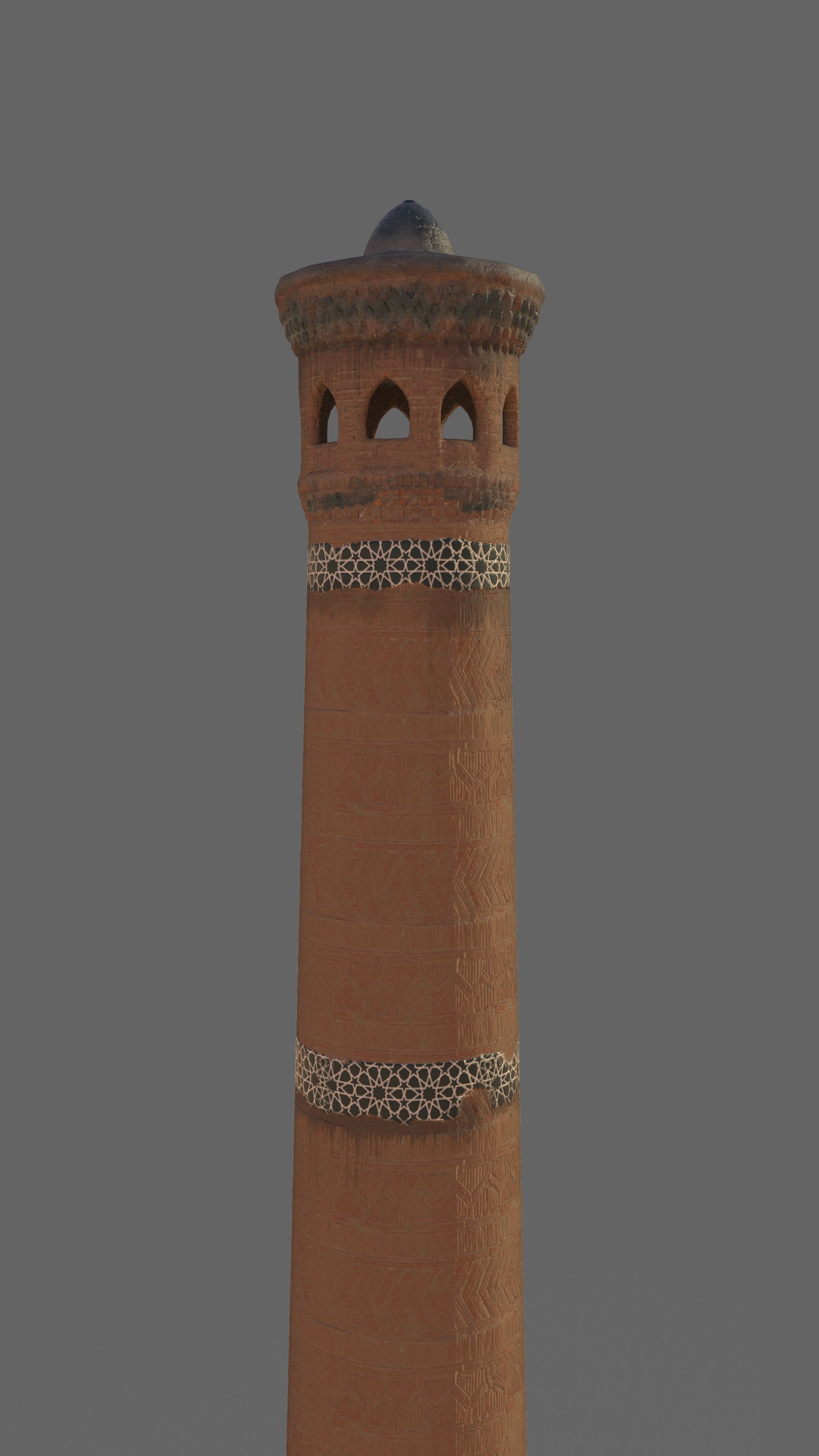 Samarkand Historical Building 4 Low-poly 3D model_1