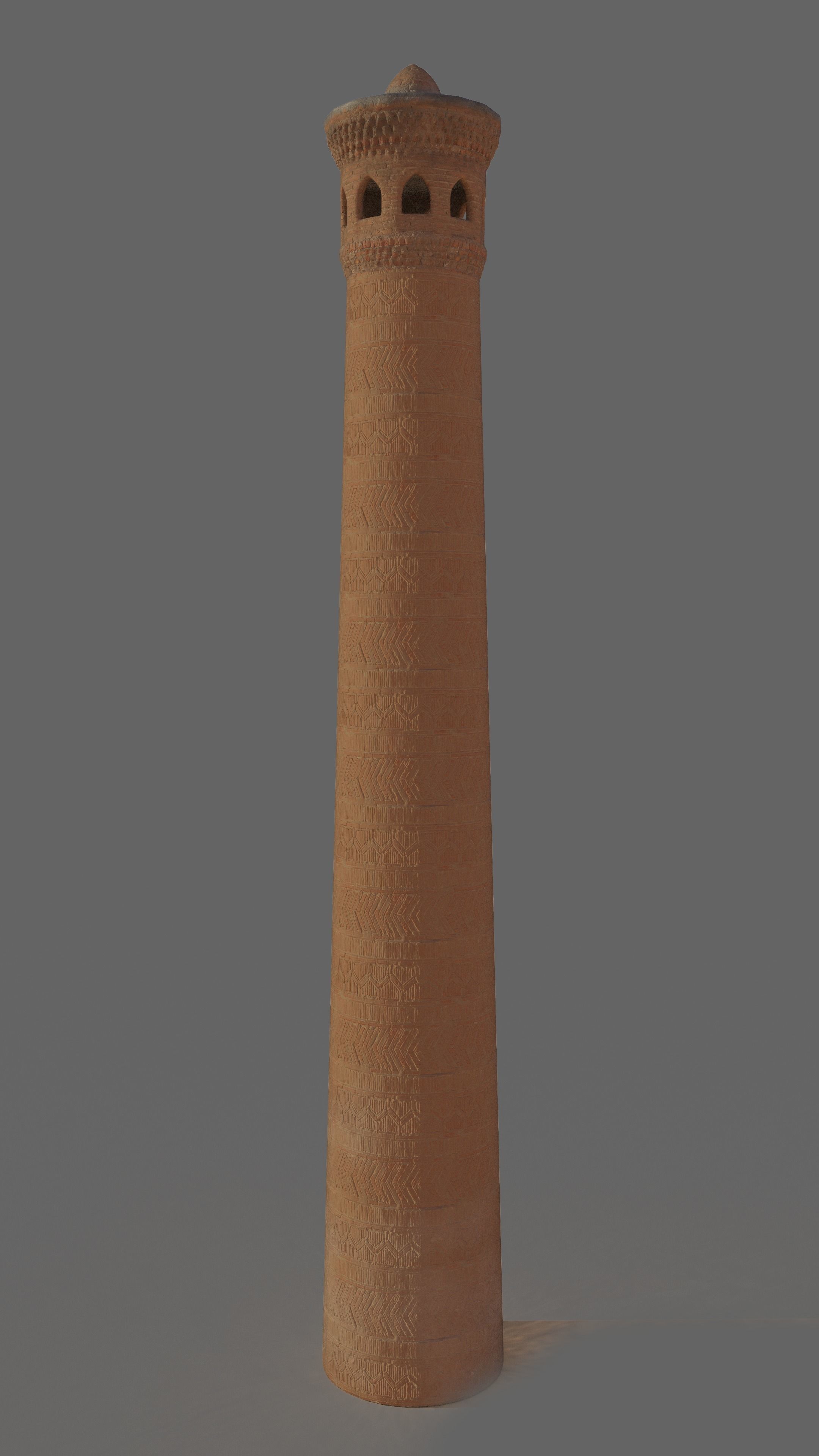 Samarkand Historical Building 4 Low-poly 3D model_2