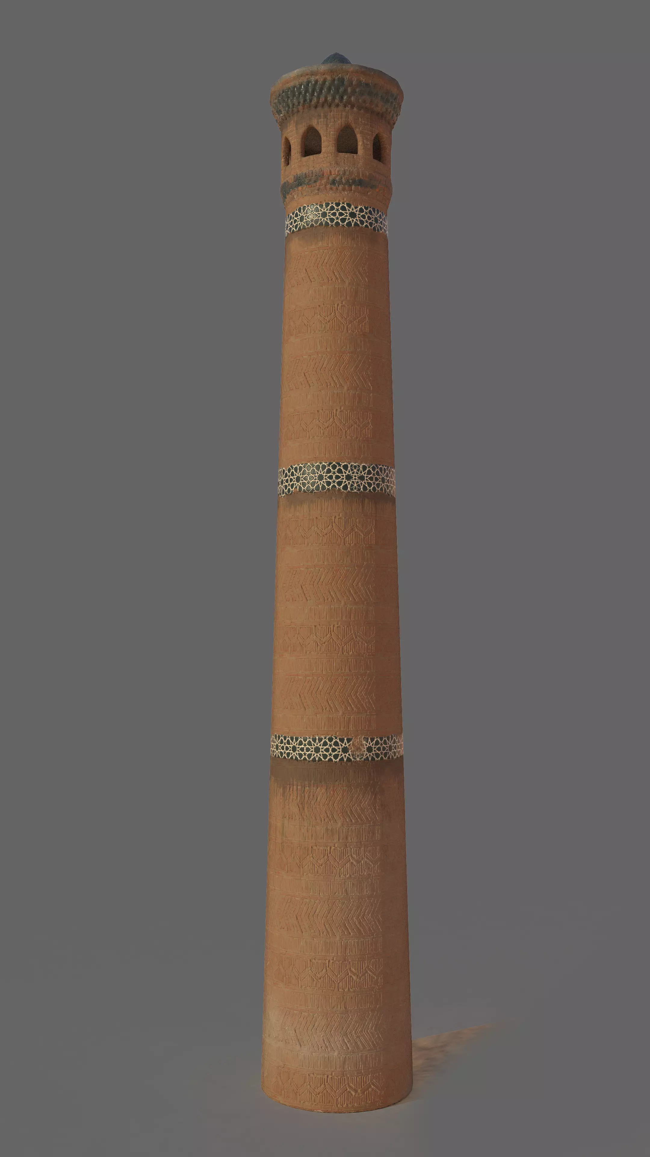 Samarkand Historical Building 4 Low-poly 3D model_0