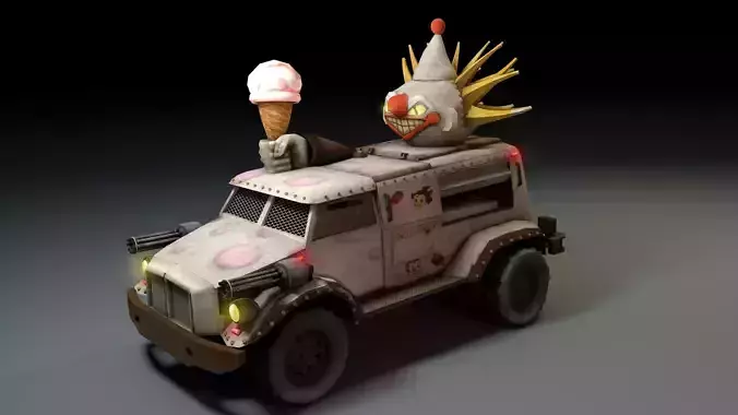 Sweethtooth Twisted Metal Black HD  3D model