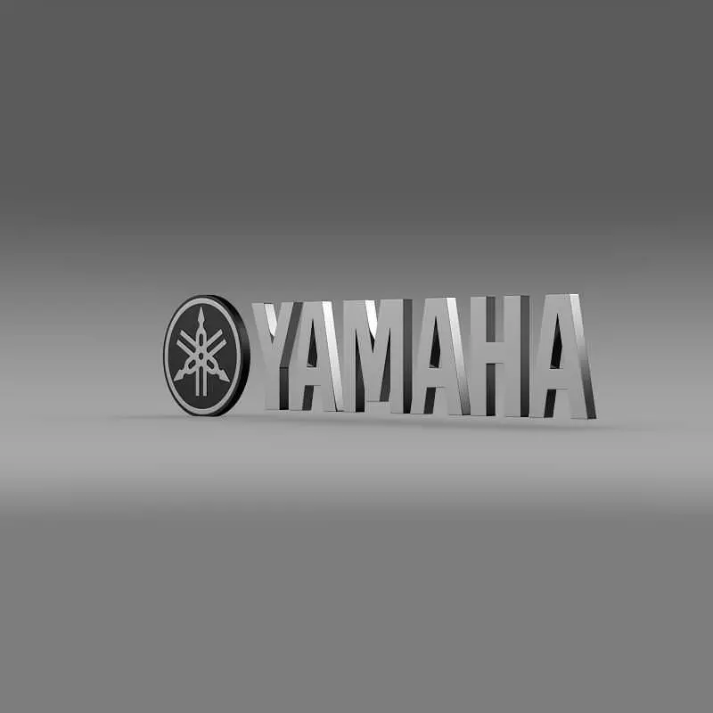 Yamaha Logo 3D model_0