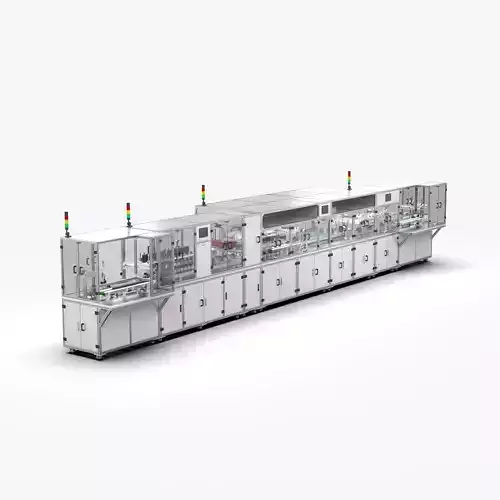 Transformer Shaping Test Sorting Production Line 3D model