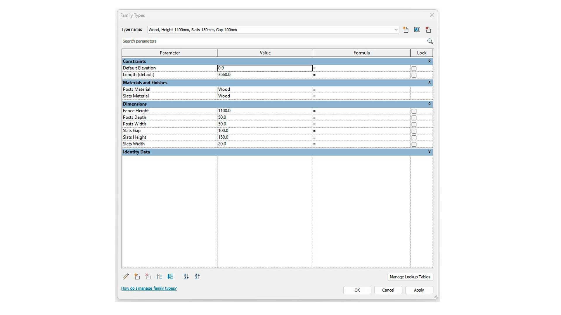 Line Based Double Sided Slats Fence 3D model_5