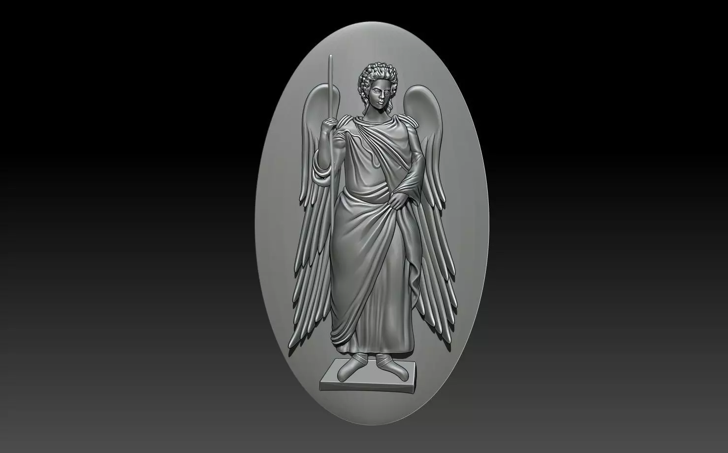 HOLLY MAN PENDANT 3D print model_0