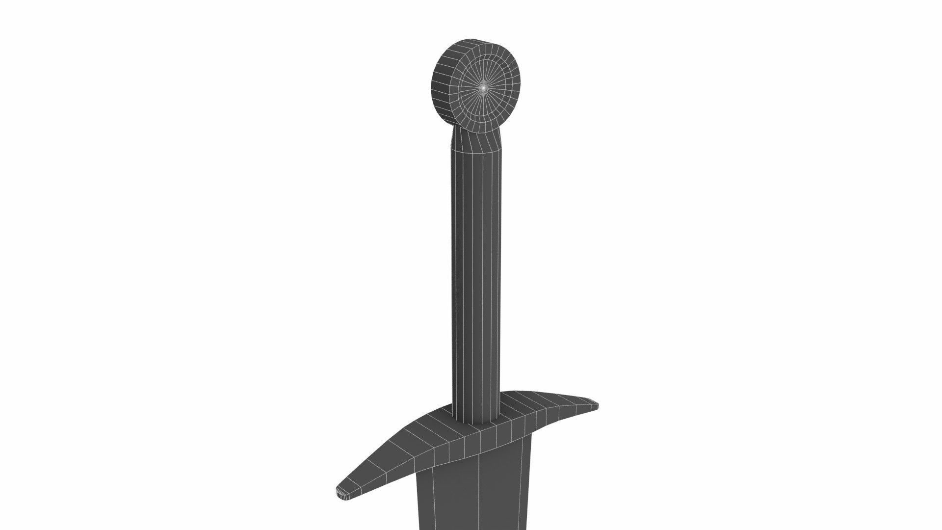 Dagesse Low-poly 3D model_6