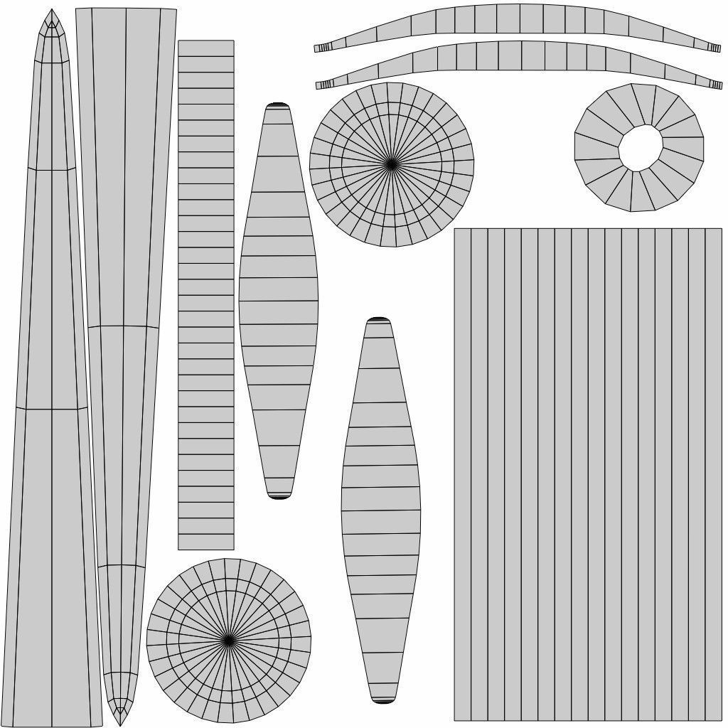 Dagesse Low-poly 3D model_7