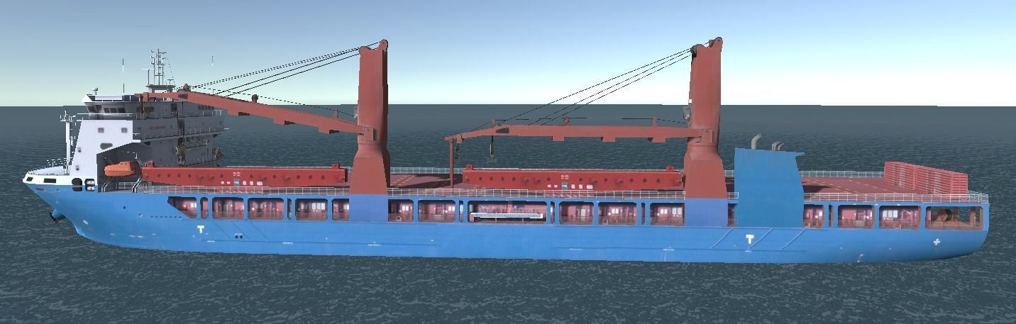 Heavy Load Carrier UHL 3D Low-poly model Low-poly 3D model_3