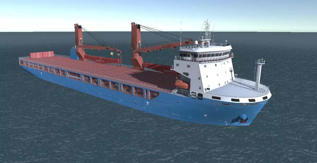 Heavy Load Carrier UHL 3D Low-poly model Low-poly 3D model_0