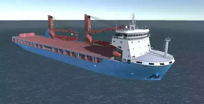 Heavy Load Carrier UHL 3D Low-poly model Low-poly 3D model