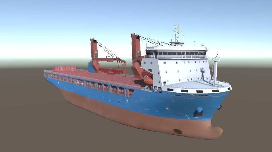 Heavy Load Carrier UHL 3D Low-poly model Low-poly 3D model_9