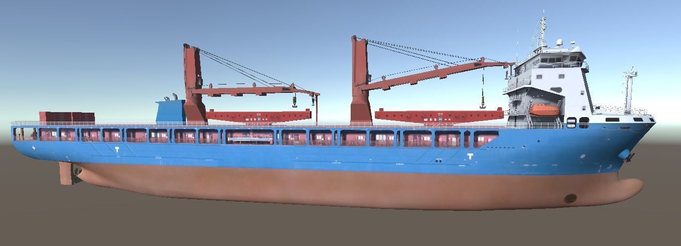 Heavy Load Carrier UHL 3D Low-poly model Low-poly 3D model_8