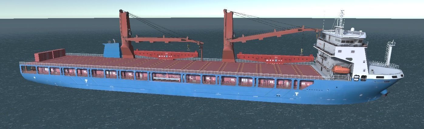 Heavy Load Carrier UHL 3D Low-poly model Low-poly 3D model_7