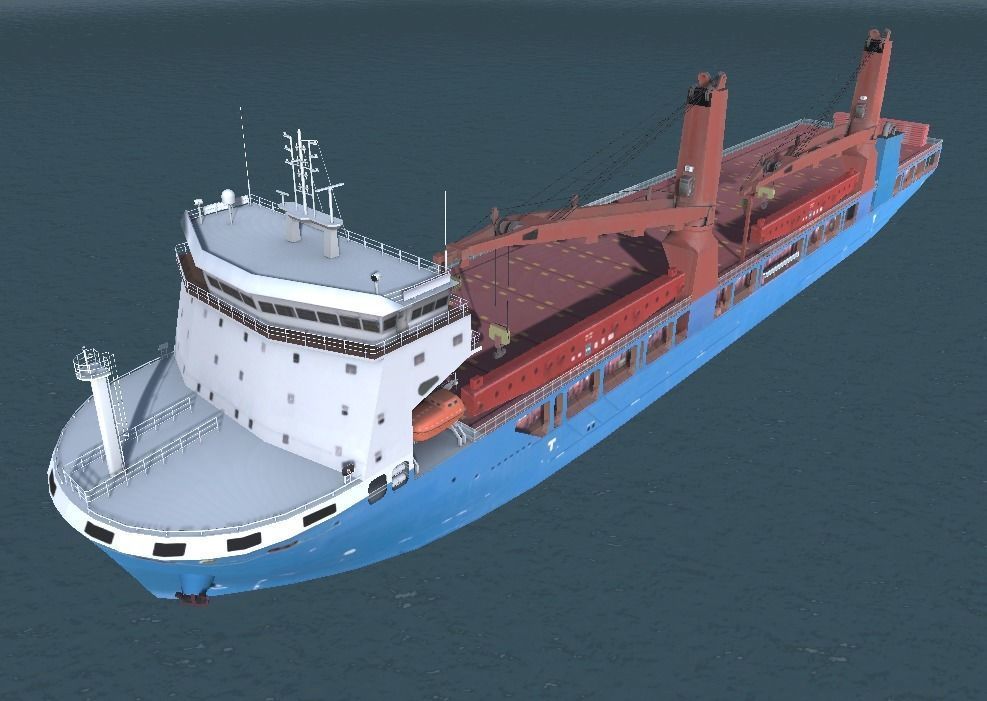 Heavy Load Carrier UHL 3D Low-poly model Low-poly 3D model_2