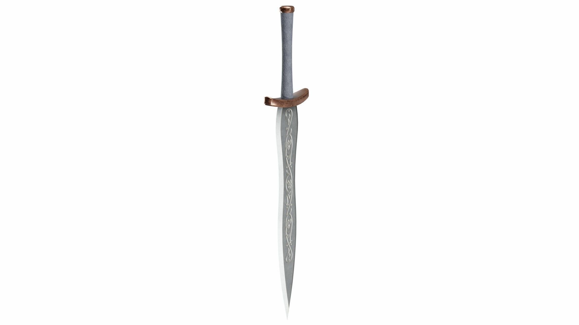 Elfsword Low-poly 3D model_3