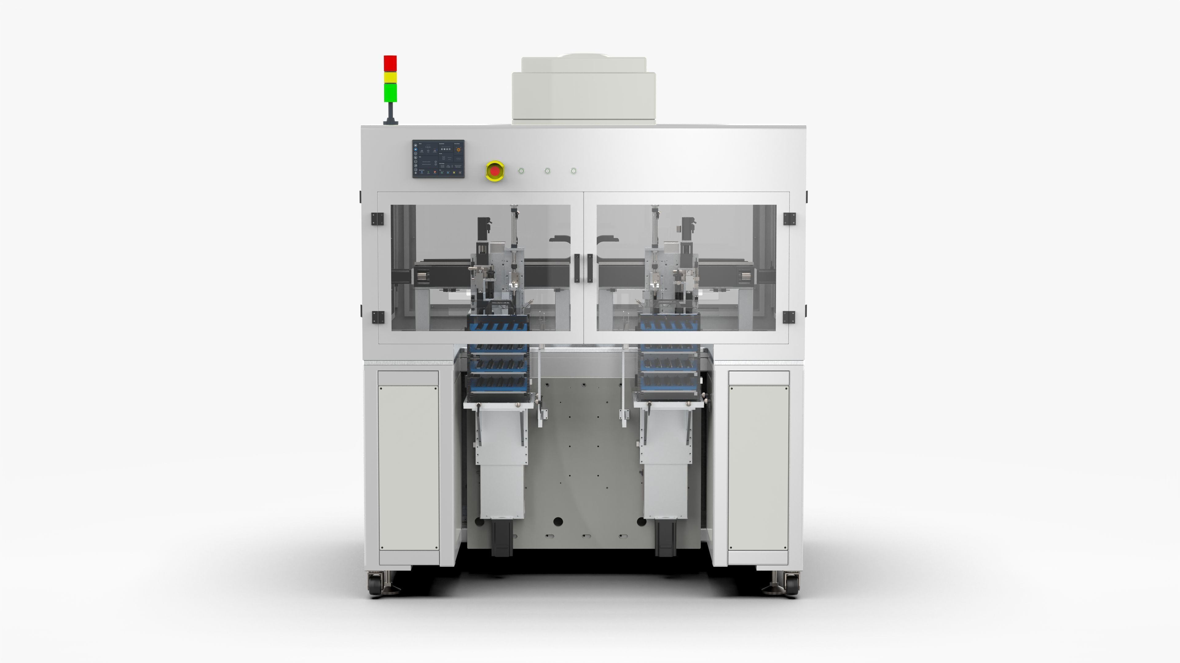Automatic Lens Double Station Dispensing Machine 3D model_7