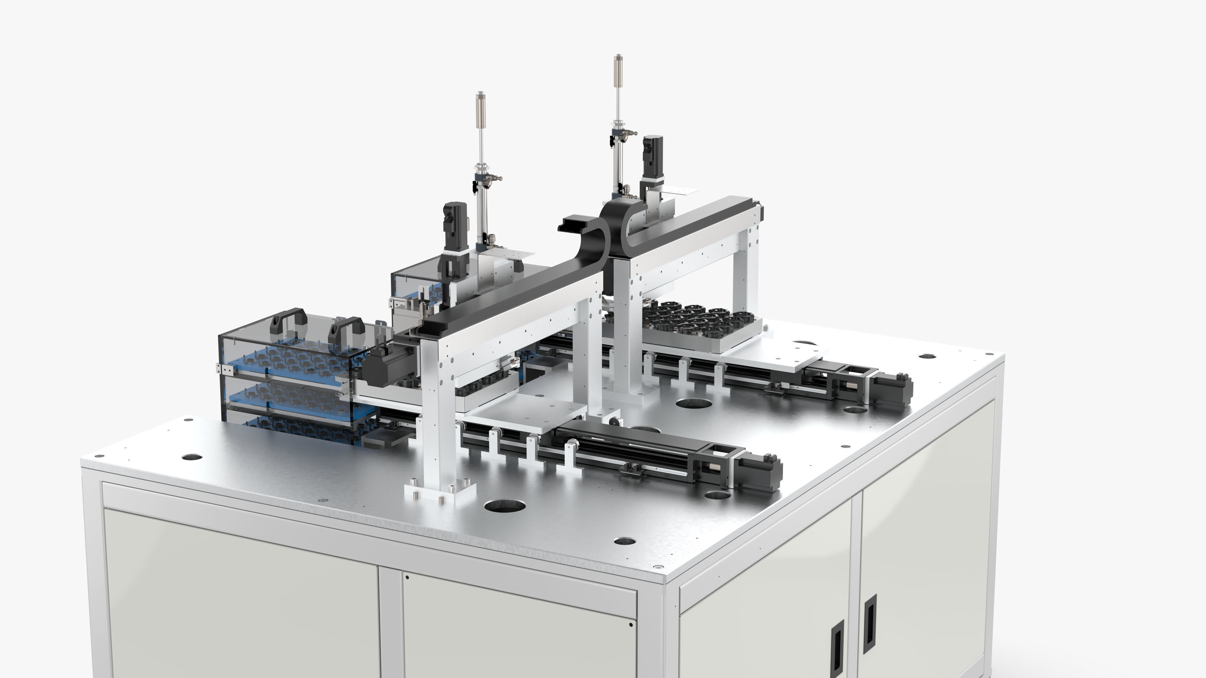 Automatic Lens Double Station Dispensing Machine 3D model_12