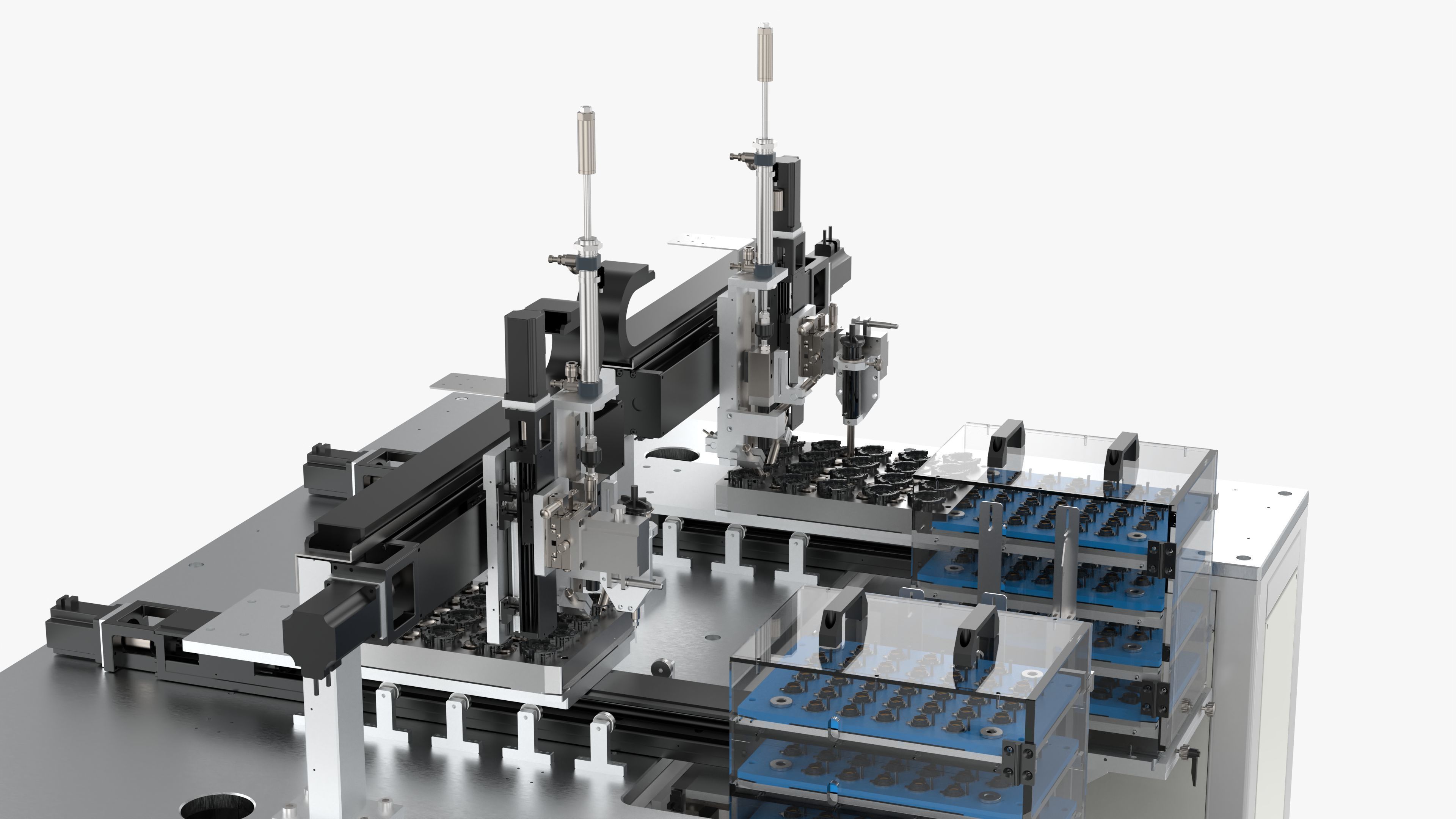 Automatic Lens Double Station Dispensing Machine 3D model_14
