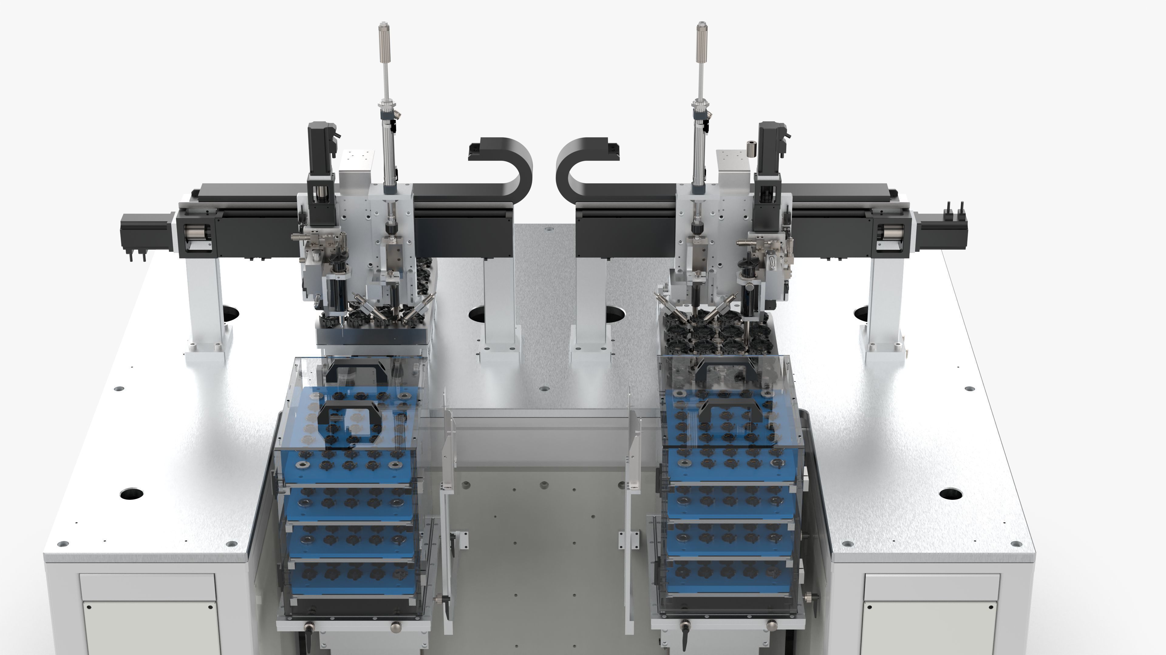 Automatic Lens Double Station Dispensing Machine 3D model_16