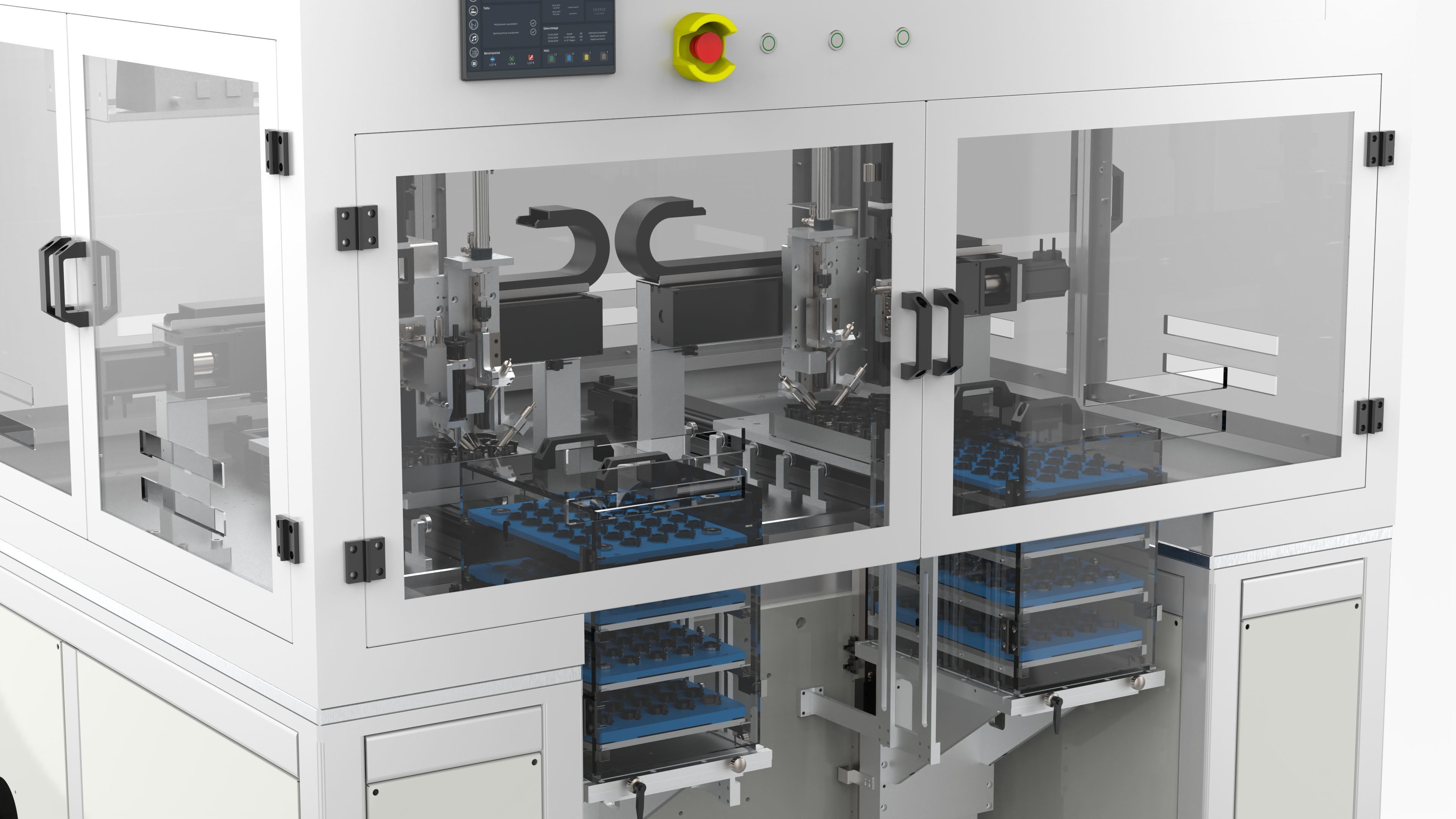 Automatic Lens Double Station Dispensing Machine 3D model_9