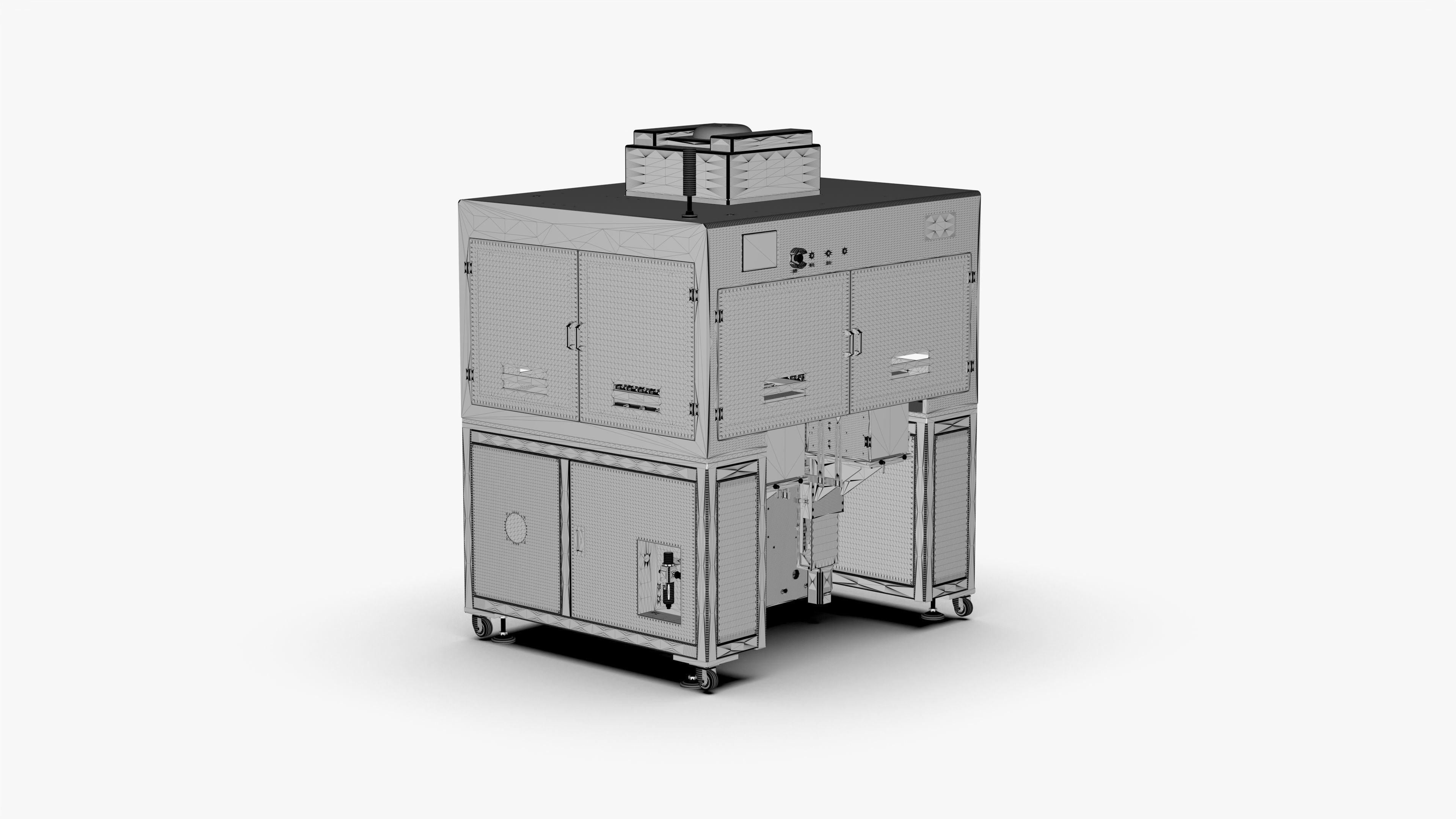 Automatic Lens Double Station Dispensing Machine 3D model_19