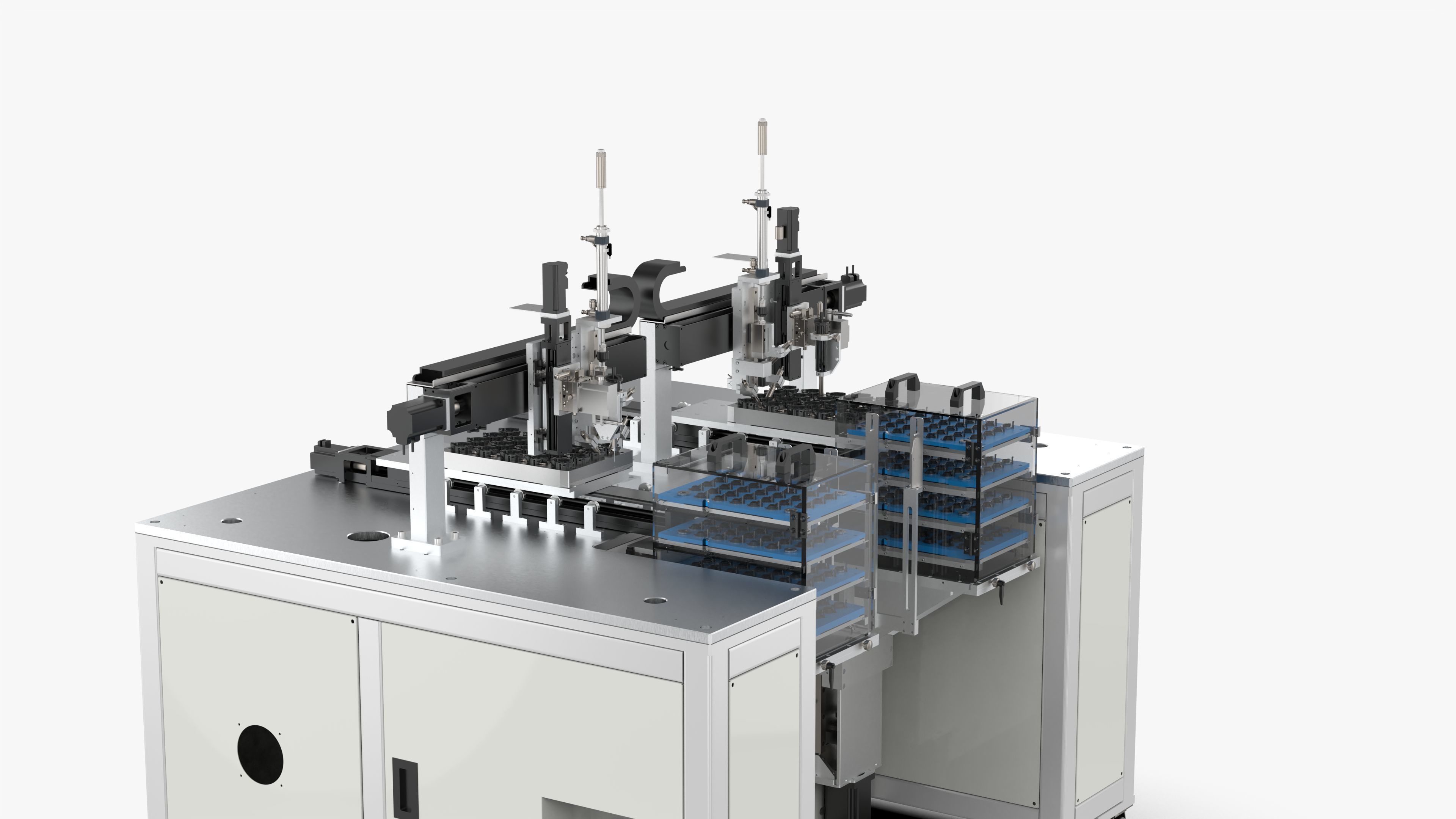 Automatic Lens Double Station Dispensing Machine 3D model_10