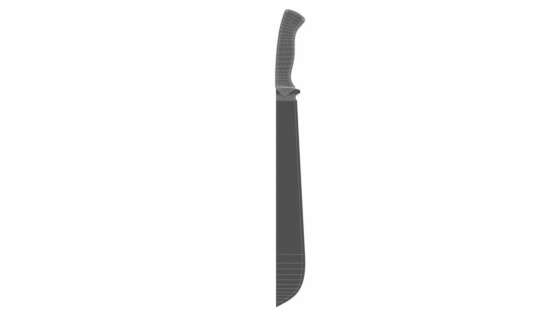 Machete 3D model_5