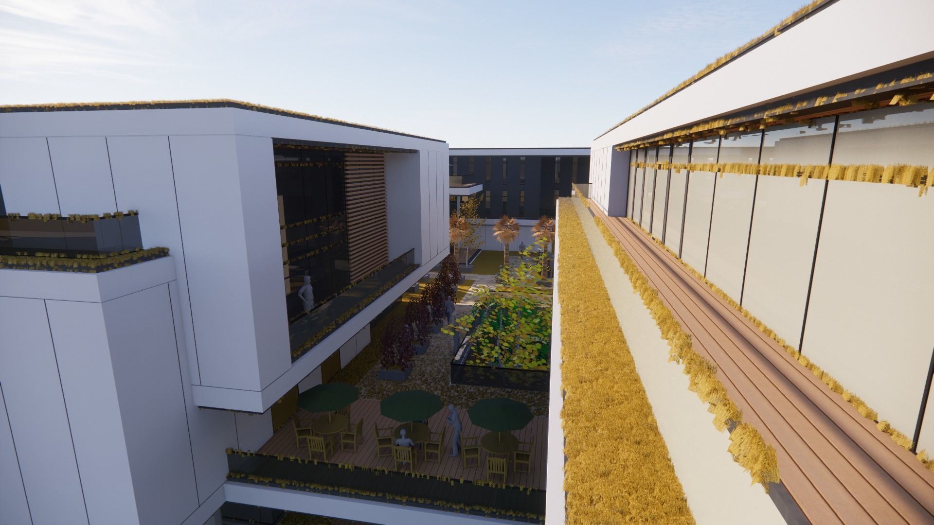 three square boxes-The office building 3D model 3D model_17