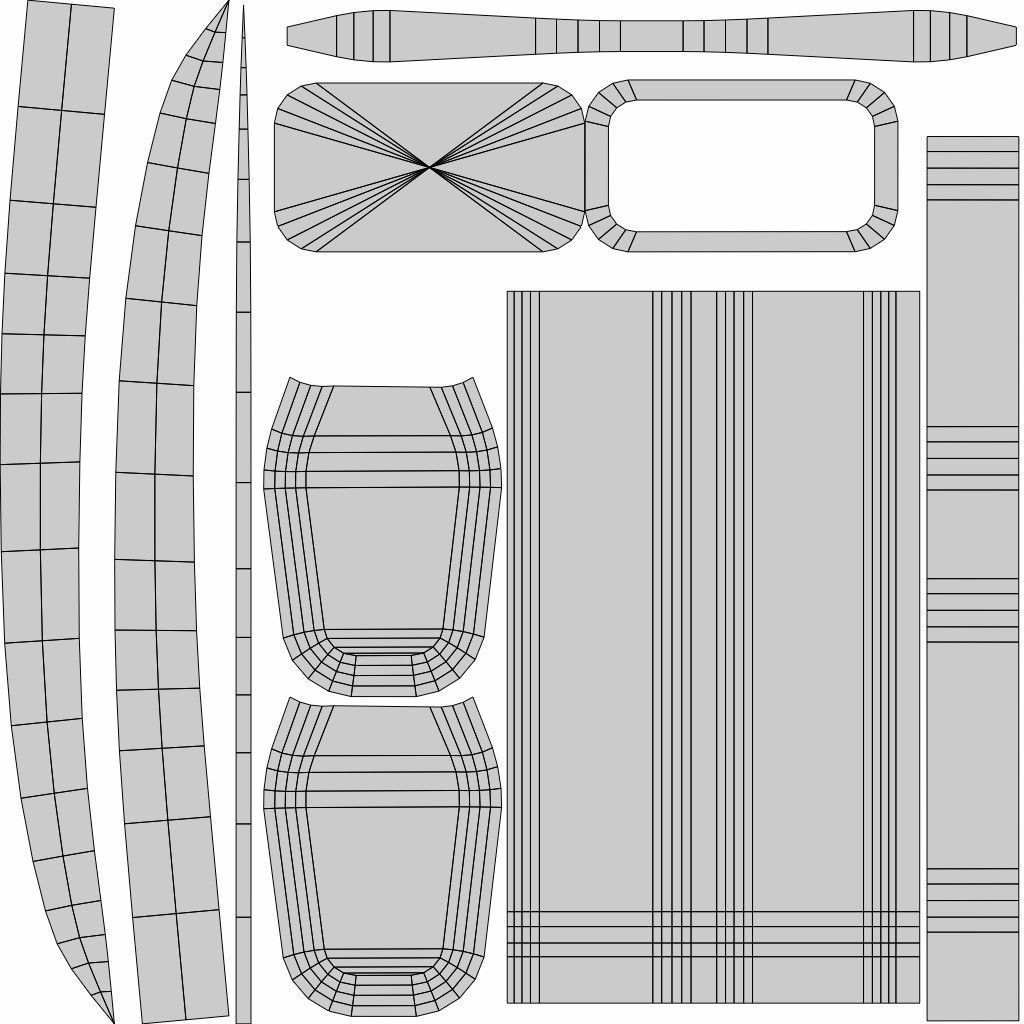 Shortsword 3 Low-poly 3D model_7