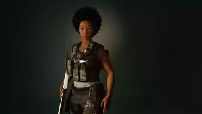 Special forces outfit for Metahuman TallMed Female body