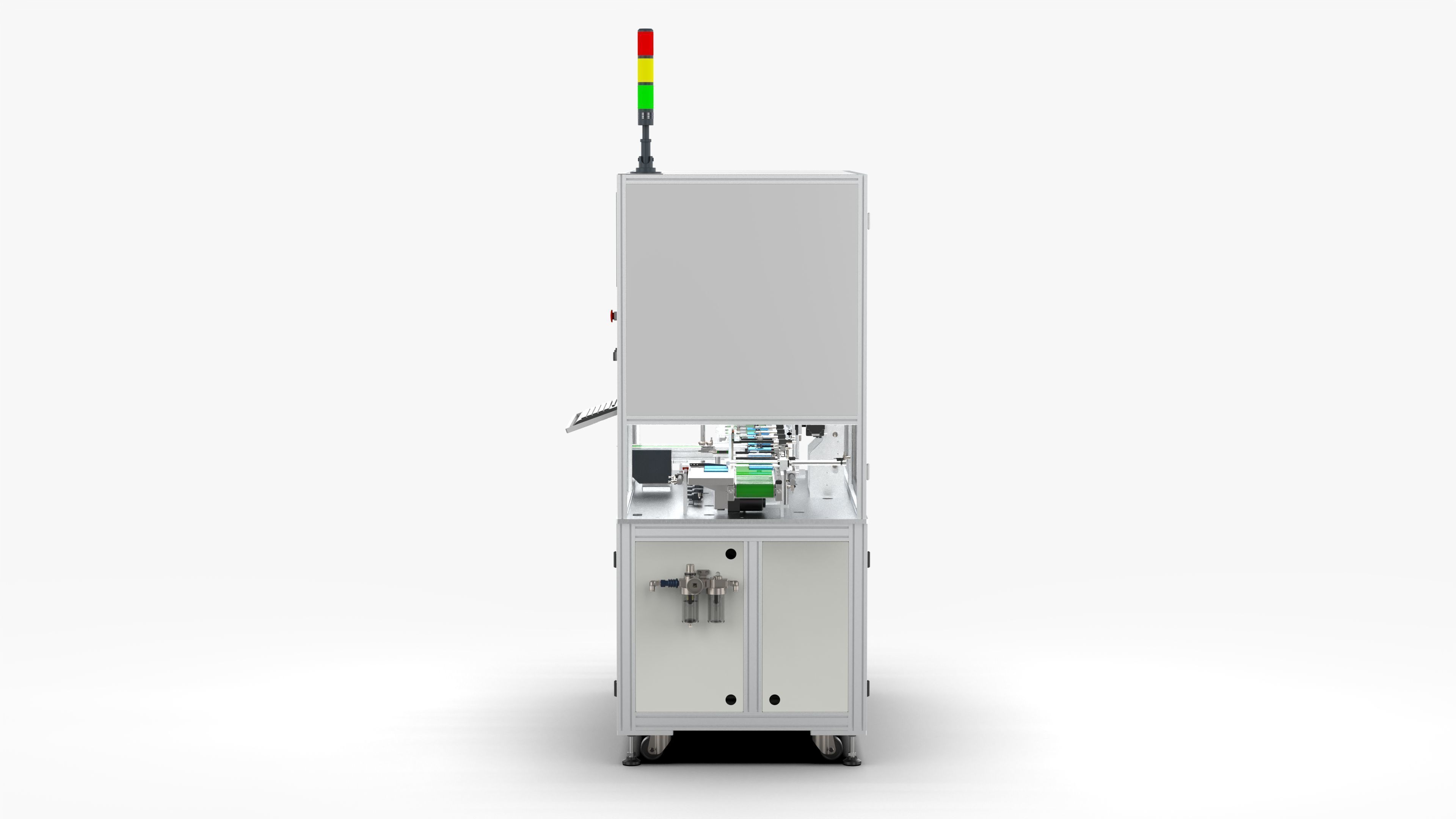 Automatic Soft Pack Battery Pack Measuring Machine 3D model_6