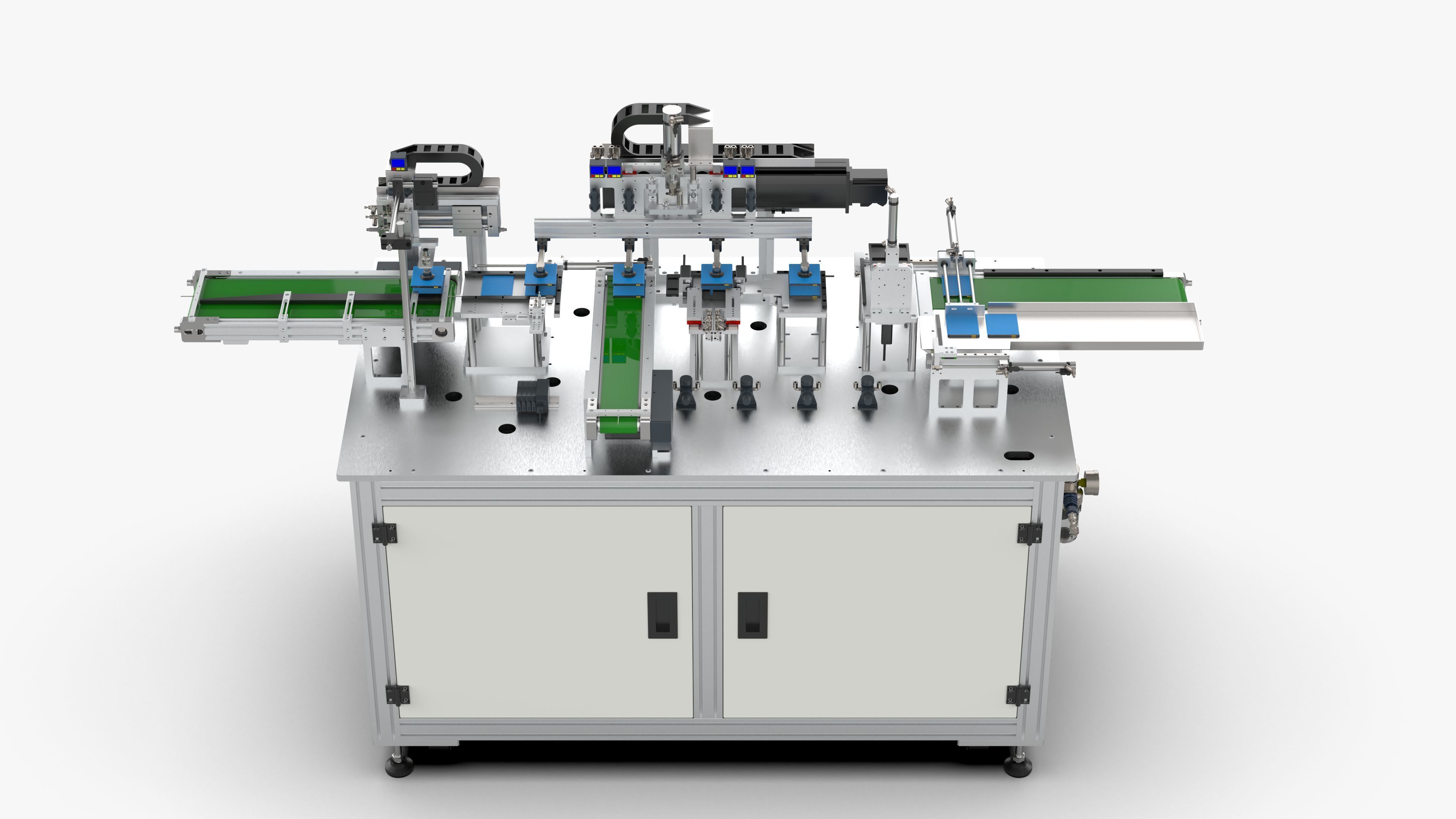 Automatic Soft Pack Battery Pack Measuring Machine 3D model_10