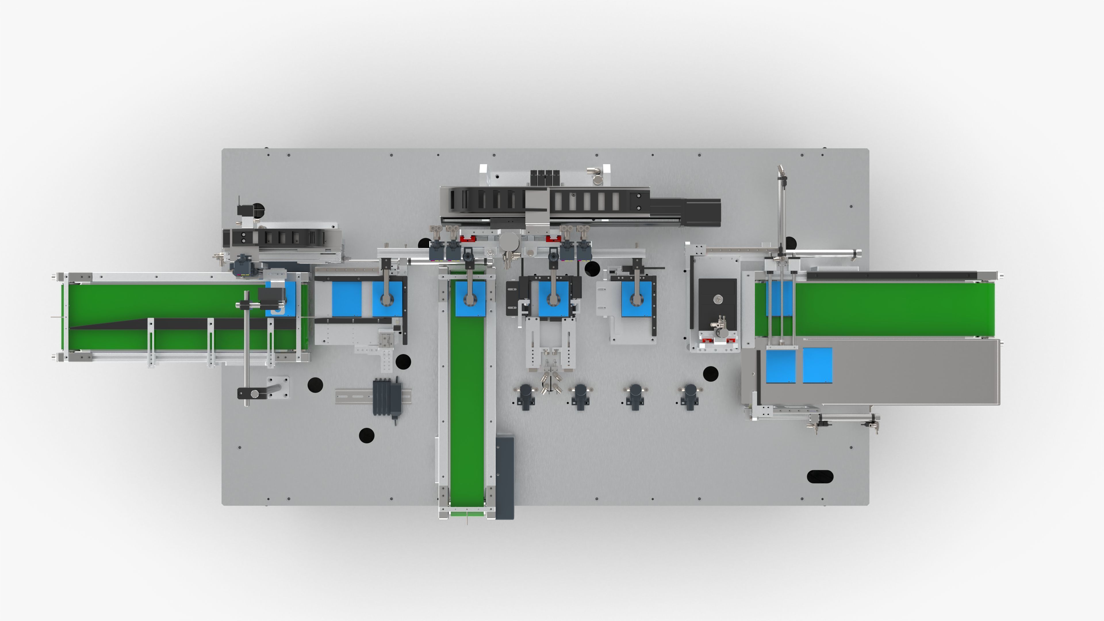 Automatic Soft Pack Battery Pack Measuring Machine 3D model_16