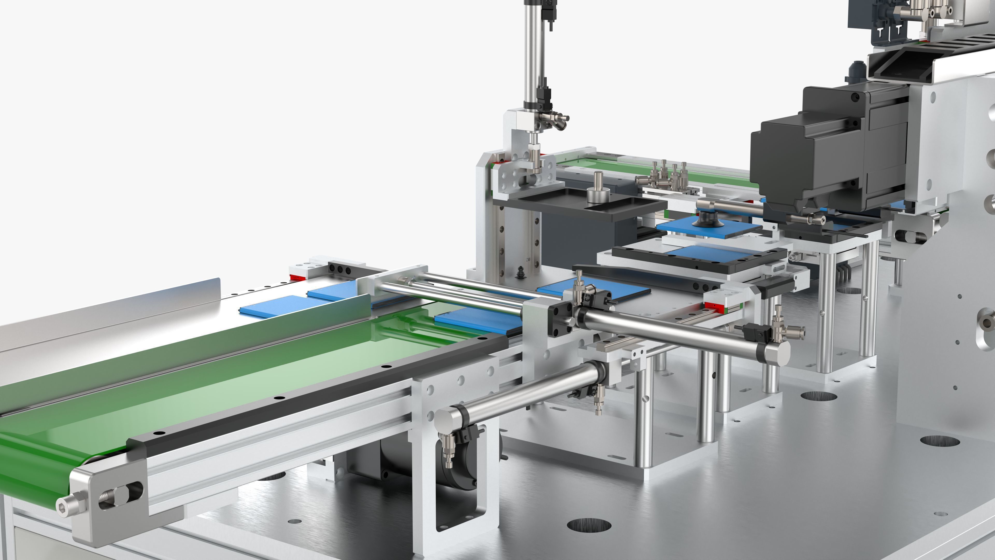 Automatic Soft Pack Battery Pack Measuring Machine 3D model_15