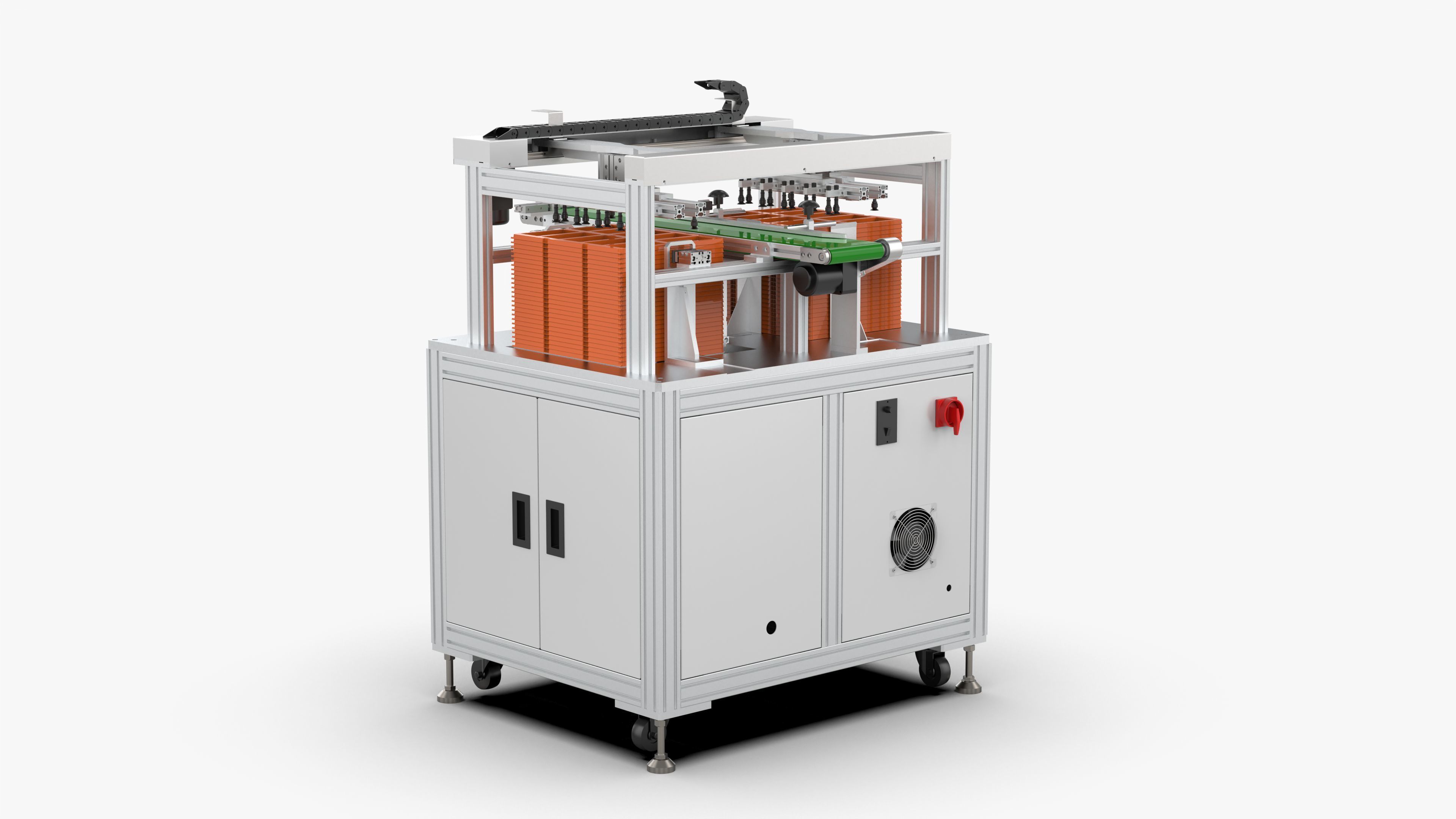 Automatic Lithium Battery Loading and Unloading Machine 3D model | CGTrader