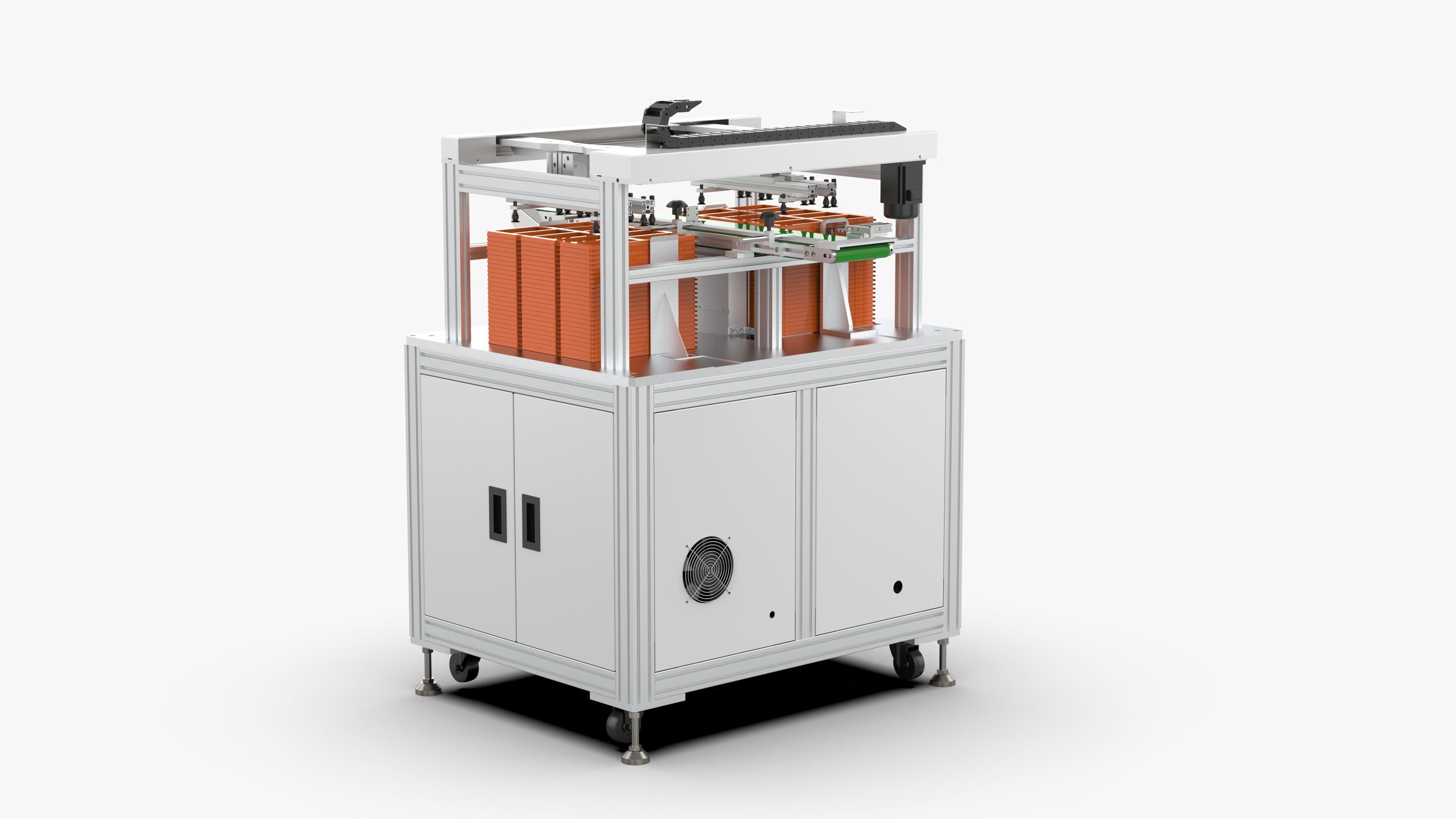 Automatic Lithium Battery Loading and Unloading Machine 3D model | CGTrader