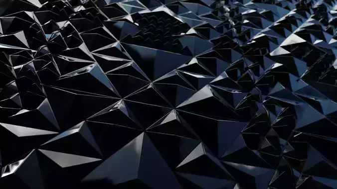 3D Wall Pattern Low-poly 3D model