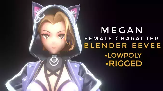 MEGAN - FEMALE CHARACTER 