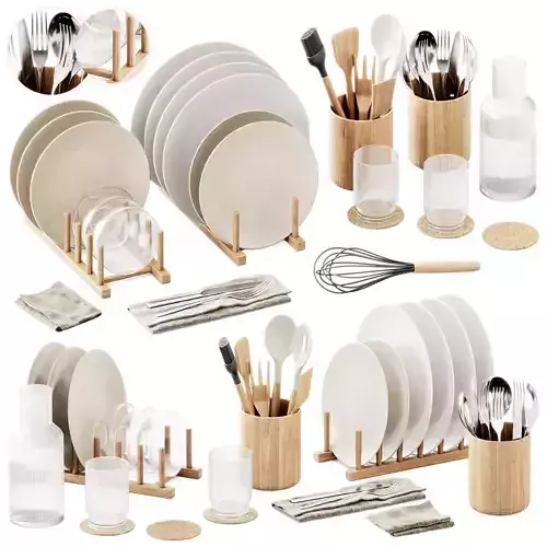 IKEA Ostbit Plate Holder Kitchen Set